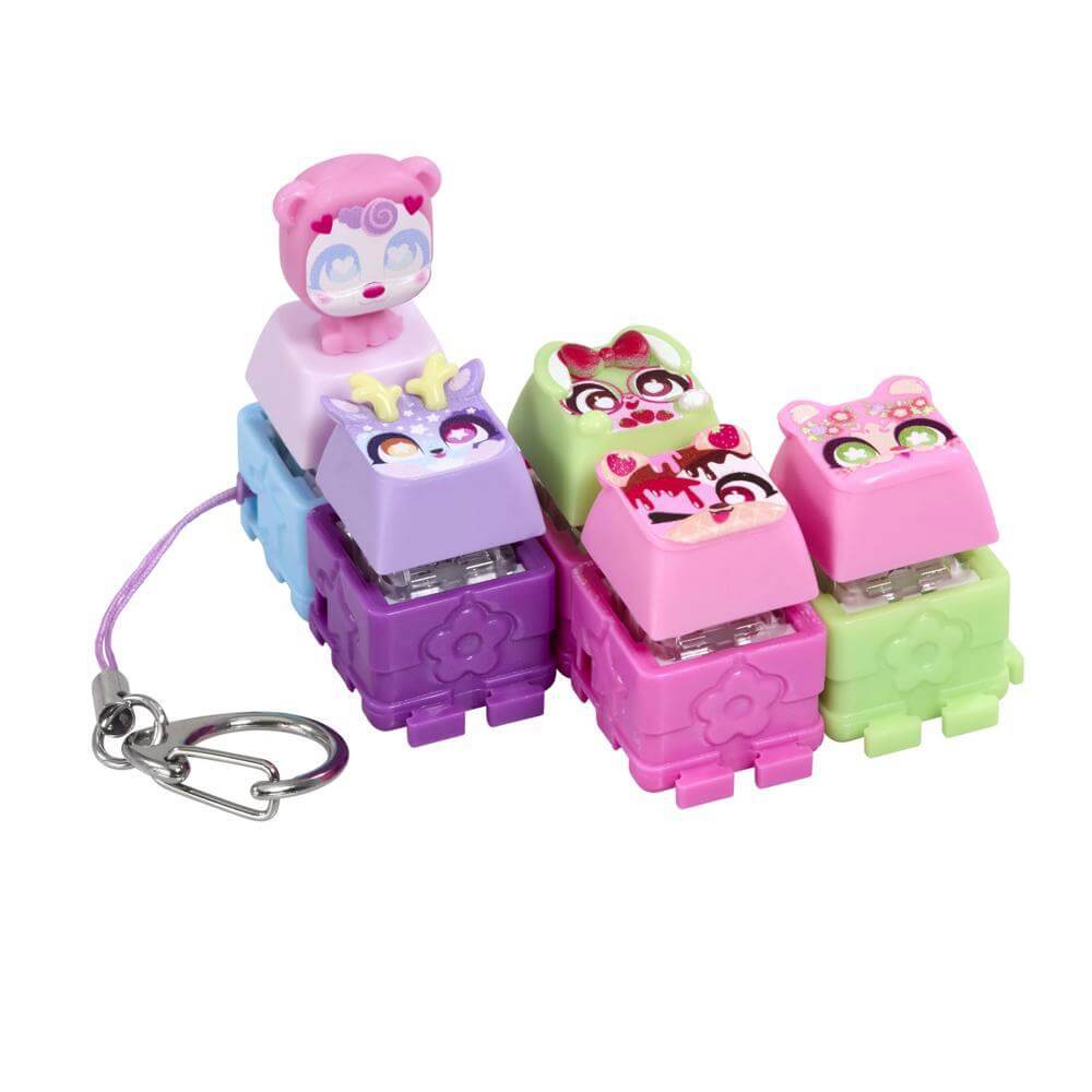 Vivid Clickeez Deluxe Keychain Fidget Cube